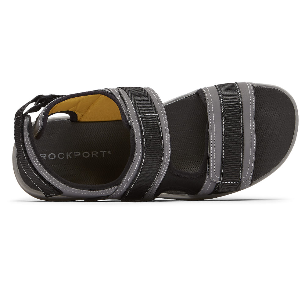 Rockport Sandaler Herr Grå - Lucky Bay Sport 3 Strap - LITPN9163